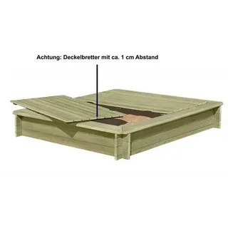 Gartenpirat Sandkasten Stabil mit Deckel (GP1402A)