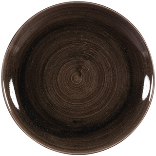 Churchill Stonecast -Coupe Plate Teller- Durchmesser: Ø26,0cm, Farbe wählbar (Iron Black)
