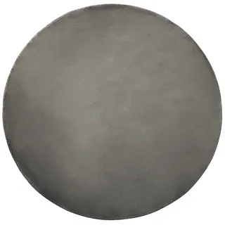 Beliani Gesi II Kurzflorteppich 140 x 140 cm Grau