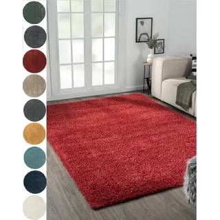 Myflair My Shaggy Hochflorteppich 60 x 90 cm Rot