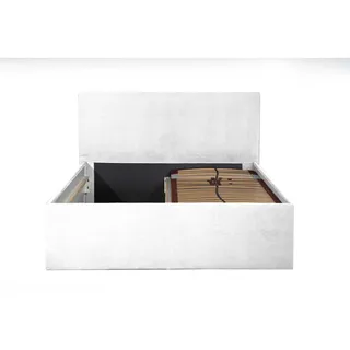 Halmon Schlafkomfort Betten  Polsterbett, Weiß, Holz, Höhe ca. 22 cm, 180x200 cm, Schlafzimmer, Betten, Polsterbetten