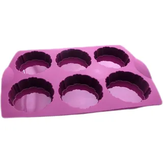 TUPPERWARE Backform TUPPERWARE Backen Silikonform Törtchen lila
