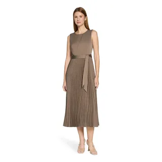 Vera Mont Cocktailkleid Plissee Braun 42