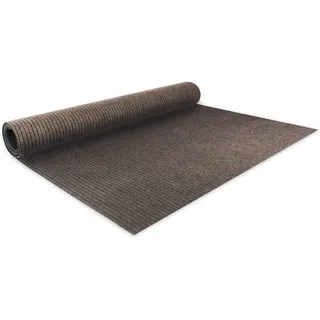 Floordirekt Nadelfilz Bodenbelag Atlas 100 x 300 cm, Beige - Meterware - pflegeleichter Gewerbe Teppichboden - schalldämmend, rutschhemmend - Teppich Läufer - Büro Messe