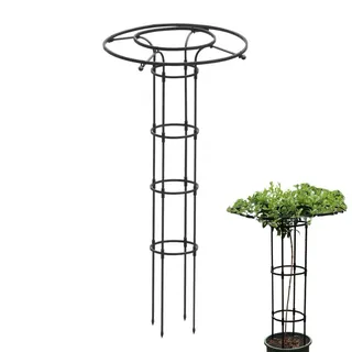 Garten Rankhilfe, Metall Rankhilfe Obelisk, Rankhilfes Gurken, 90cm/120cm/180cm/210cm Ranksäule Für Kletterpflanzen, Rosen Gurkenturm Kletterhilfe Im Garten, Blumen Und Pflanzen Im Außenbereich