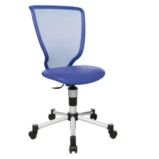 Topstar Titan Junior Kinderdrehstuhl, Stoff / Netz blau, 71487 S18