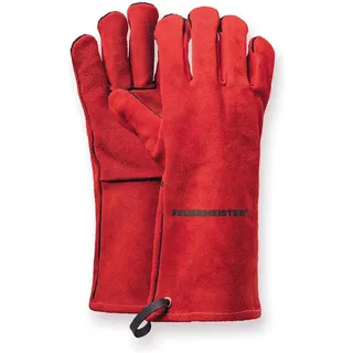 Feuermeister Grillhandschuhe Leder Gr.10 rot