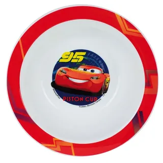 FUN HOUSE 005511 Disney Cars Schüssel Mikrowellentauglich für Kinder Polypropylen Blau 16 x 16 x 4 cm