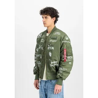 Alpha Industries Ma-1 Peace Bomberjacke Sage Green 3XL