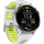 Steinweiss/Titanium Titan mit Silikon-Wechselarmband 22 mm Steinweiss/Transparent Amp Yellow