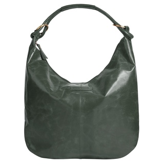 Shopper BRUNO BANANI Gr. B/H/T: 40 cm x 33 cm x 4 cm onesize, grün (oliv) Damen Taschen Handtaschen echt Leder