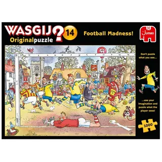 JUMBO Spiele Wasgij Original 14 Football Madness! 1000 Teile Puzzle