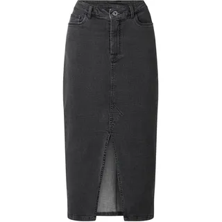 ESMARA® Damen Jeansrock, im 5-Pocket-Style (Schwarz, 34)
