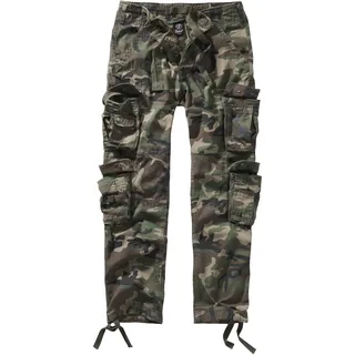 Brandit Textil Pure Slim Fit Cargohose grün S