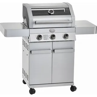 RÖSLE Gasgrill GOURMET G3 Edelstahl 50mbar - Schwarz