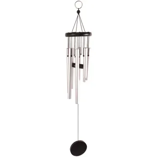Esschert Design Windspiel 9 x 9 x 56 cm Silber