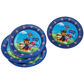 tib 19700 Paw Patrol Pappteller 6-teilig, Durchmesser 23 cm, multicolor one size