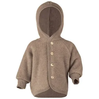 Engel Naturtextilien Engel Baby Jacke mit Kapuze Wollfleece / 50/56