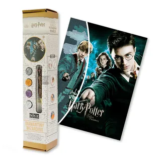 DIAMANTINY Harry Potter – Wizarding Art Medium Der Orden des Phönix – Mosaik-Set – Aktivitäten Crystal Art Diamond Painting 1 Leinwand 30 x 40 cm, mehrfarbig 21064