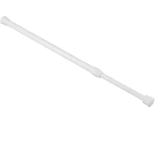 Eawfgtuw Gardinenstangen, ausziehbare Gardinenstangen, 140–260 cm, Netzvorhangstange, Duschvorhangstange, ausziehbar, kein Bohren, verstellbare Spannstange für Badezimmer, Küche, Schlafzimmer (30–50