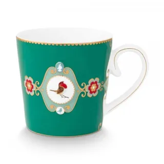 Pip Studio Love Birds Medallion Henkelbecher 0,25 l Grün
