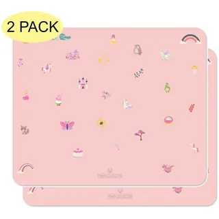 tinyloaders 2x SET XL Platzdeckchen, Platzmatte, Tischset, 65 cm x 50 cm, Fairyland | Gr.: onesize