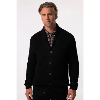 Boston Park Poloshirt Boston Park Strickjacke Schalkragen bis 84/86 schwarz 60