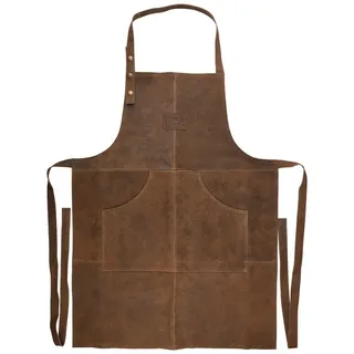 Esschert Design Grillschürze Leder Buffalo braun