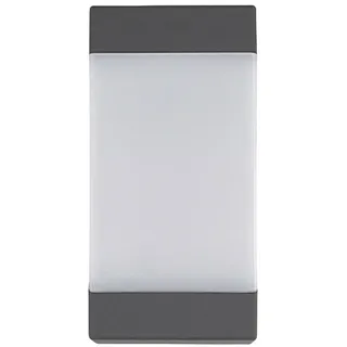 LUCANDE Außenwandleuchte Aluminium 20,0 cm 1 x E27 schwarz