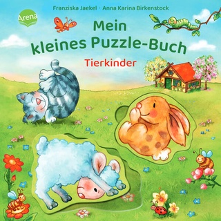 Arena Verlag - Mein kleines Puzzle-Buch Tierkinder: Buch von Franziska Jaekel