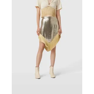 Knielanger Rock in metallic, Gold, S/M