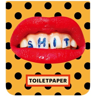 Samsung Galaxy Offizielle Toilettenpapier 'Lips' Inhaltskarte für Z Flip5 FlipSuit Case, Gold