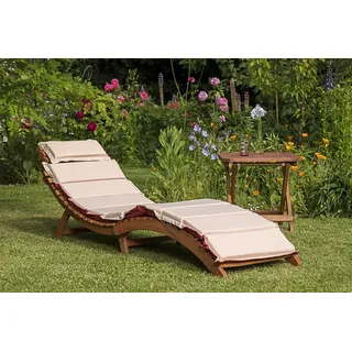 MX Gartenliege Ipanema 3tlg. Sonnenliege Relaxliege Poolliege Wellnesliege Liege