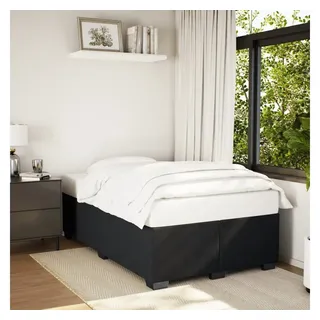 vidaXL Bettgestell 120 x 200 cm Schwarz