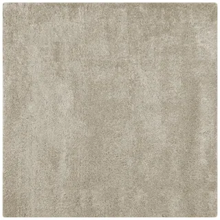 KADIMA DESIGN Lyne Hochflorteppich 200 x 200 cm Beige