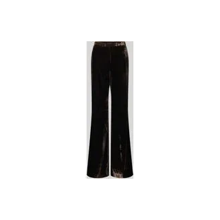 Hose aus Viskose-Mix Modell 'PEPPER', Dunkelbraun, 36