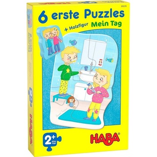 Haba Puzzle 6 erste Puzzles - Mein Tag (Kinderpuzzle), Puzzleteile