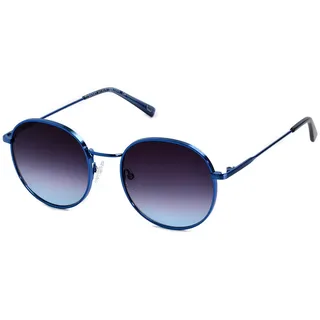 Sonnenbrille GERRY WEBER blau Damen Brillen Sonnenbrillen Runde Damenbrille, Vollrand, Edelstahl