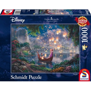 Schmidt Spiele GmbH Puzzle 1000 Teile Schmidt Spiele Puzzle Thomas Kinkade Disney Rapunzel 59480, 1000 Puzzleteile