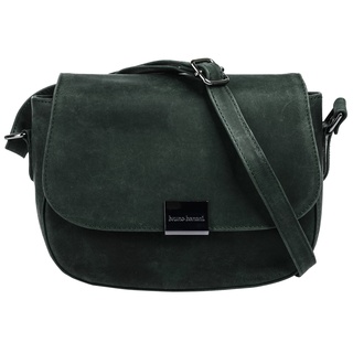 Umhängetasche BRUNO BANANI Gr. B/H/T: 21 cm x 16 cm x 6 cm onesize, grün Damen Taschen Handtaschen echt Leder
