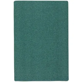 Snapstyle Feinschlingen Veloursteppich 200 x 200 cm Petrol