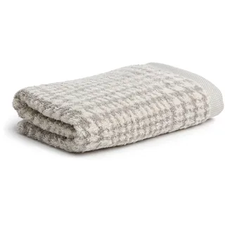 Möve Brooklyn Glencheck Handtuch 50 x 100 cm nature/cashmere