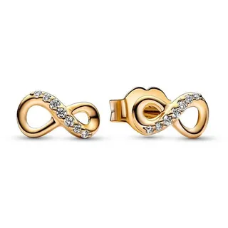Pandora Ohrstecker Funkelnde Unendlichkeit Gelbgold 268820C01