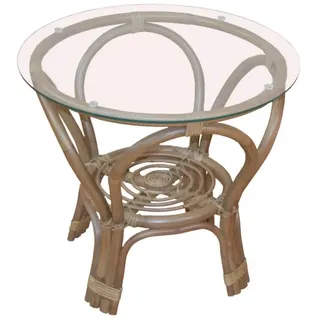 moebel-direkt-online Thomas Grau Rattan 60 x 60 x 54 cm