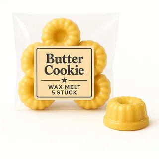 ⭐⭐⭐⭐⭐ 5er Set - Winter & Weihnachts Duftwachs | Melts | Duftkerzen | Raumduft (Butter Cookie)