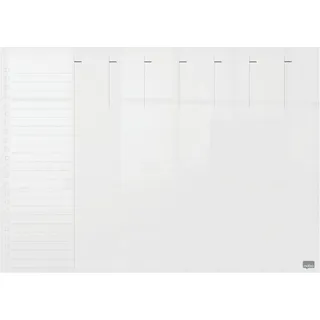 NOBO A3 Whiteboard Wandtafel glasklar