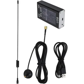 RTL-SDR Empfänger, RTL-SDR Blog, 100 kHz - 1,7 GHz Full HF USB Tuner R820T2 + RTL2832U, für Amateurbänder, Wetterstation, FM-Radio, GPS-Signal