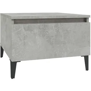 Décoshop26 - Beistelltisch/Couchtisch mit Schublade 50 x 46 x 35 cm Holzwerkstoff grau DEC032454