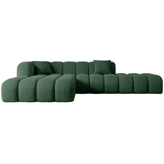 altdecor Ecksofa Grün, Textil, 6-Sitzer, L-Form Corner Sofa Bett Eckcouch Couch Wohnlandschaft Cauchsofa OLEA-L2 - Couches, Wohnlandschaften, Ecksofas