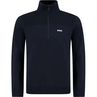 HUGO BOSS Pullover Momentum-X 1/4 Zip, dunkelblau